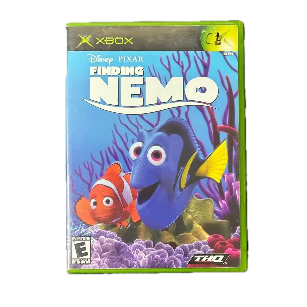 Finding Nemo (Disney) (Original Xbox) Black Label CIB COMPLETE & TESTED
